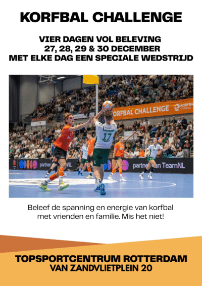 Flyer Korfbal Wereldkampioenschap2025 De strijd om de titel 1 2